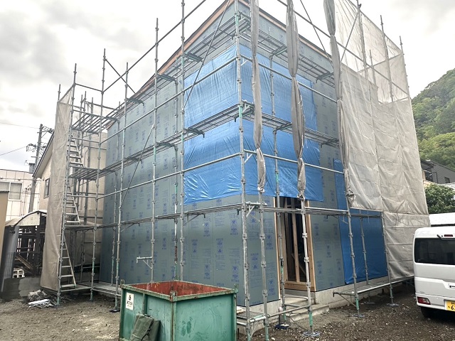 🏠静岡市葵区井宮町Ｏ様邸　新築現場－６　中間検査・木工事