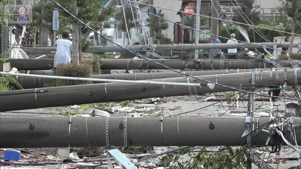 台風１５号、牧之原市に大きな被害が出てしまいました