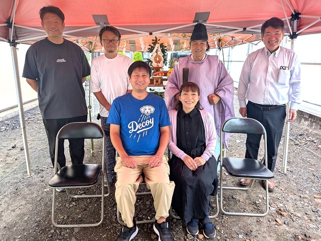 🏠静岡市葵区川辺町Ｙ様邸　新築現場‐２　地鎮祭