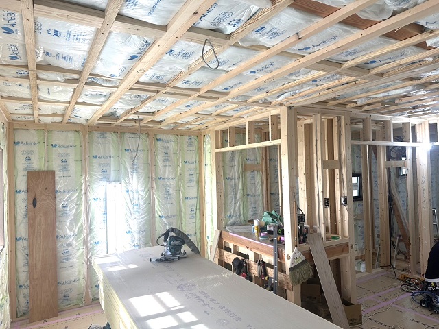 🏠静岡市清水区辻Ｓ様邸　新築現場‐６　木工事