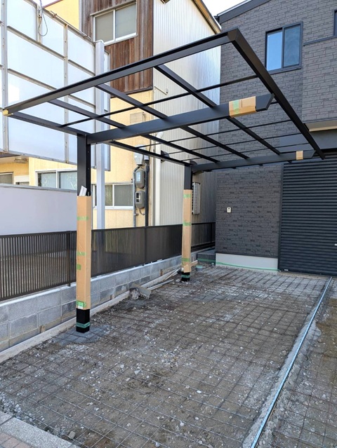 🏠静岡市清水区辻Ｓ様邸　新築現場‐８　設備取付け・外構工事