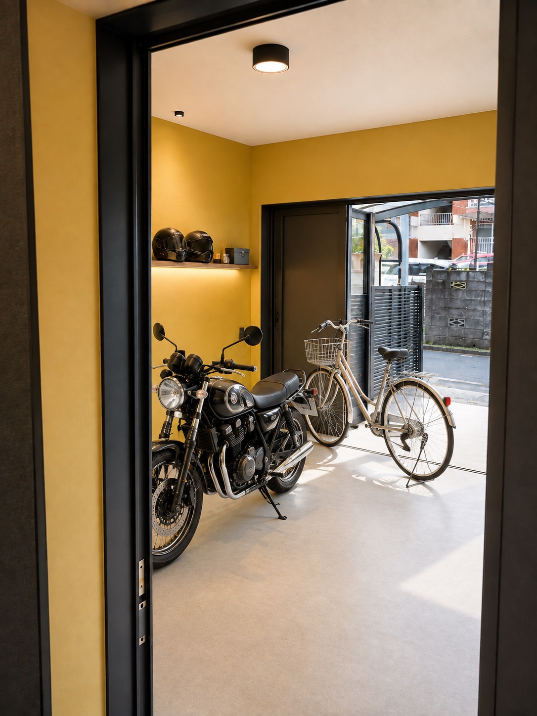 ずっと欲しかったバイクガレージの夢が叶ったマイホーム!313