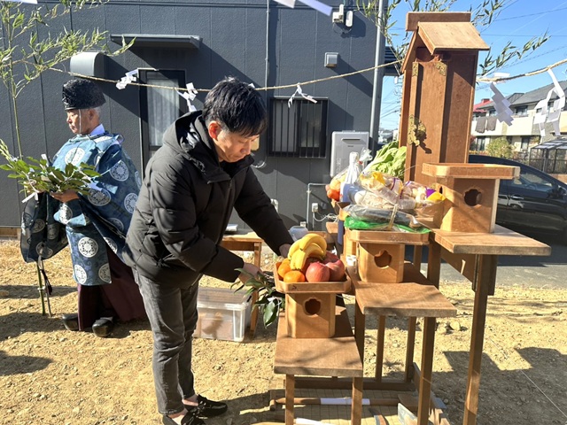 🏠浜松市中央区大平台Ｙ様邸　新築現場‐２　地鎮祭