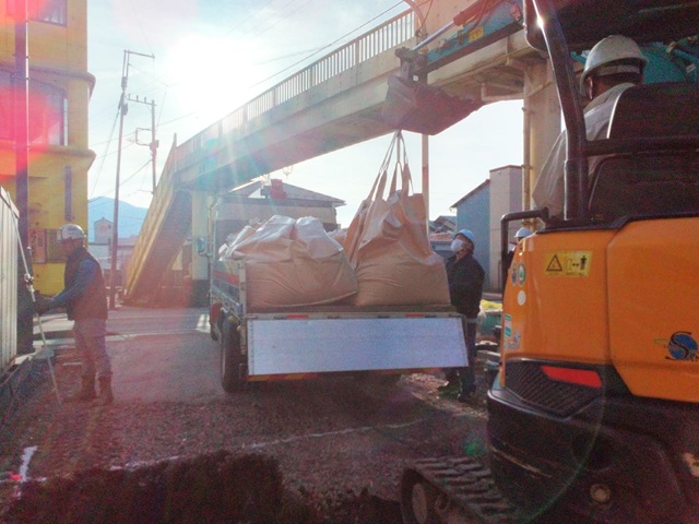 🏠御殿場市新橋S様邸 新築現場‐4 地盤改良工事