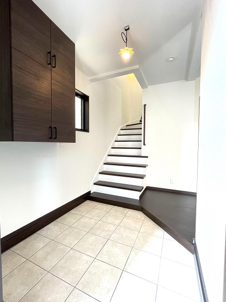 玄関を開けるとそこから楽々スムーズな動線の家♪