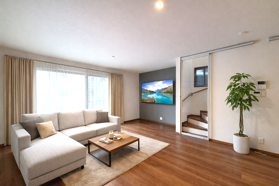 玄関からロフトまで面積を使い切った家！