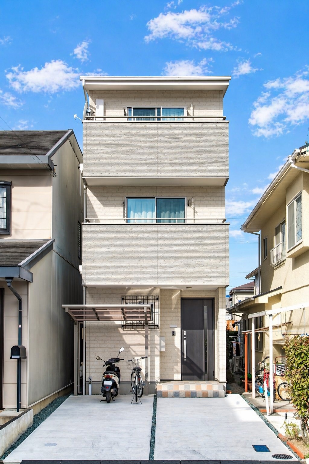 間口3.6ｍから広がる豊かな空間の3階建て住宅！