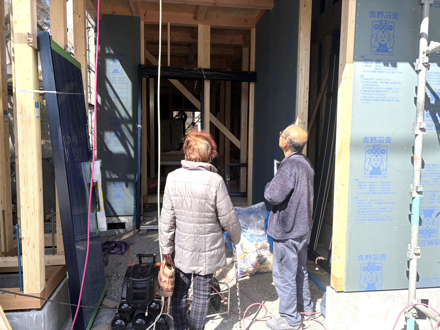 🏠御殿場市新橋Ｓ様邸　新築現場‐７　木工事