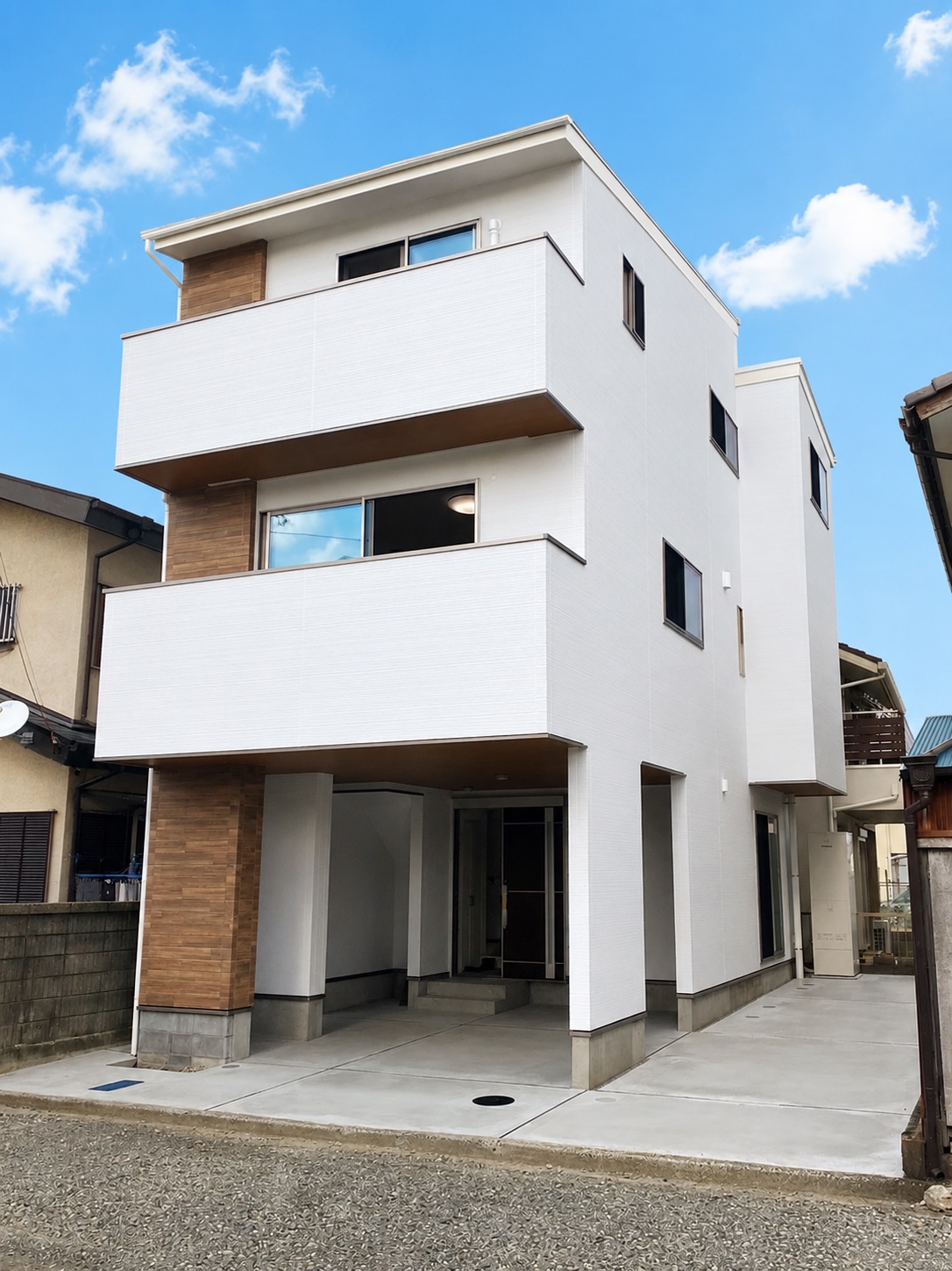 ビルトインガレージ付き3階建住宅は憧れでした！