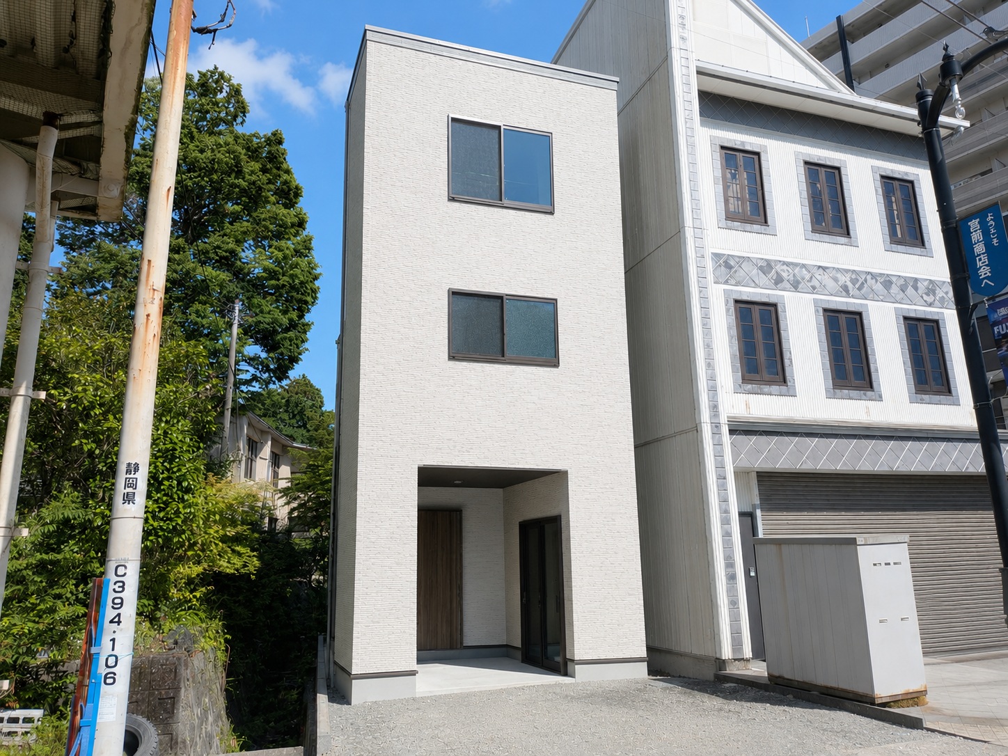 １６坪の土地に三味線教室を兼ねた３階建てマイホームが完成し…