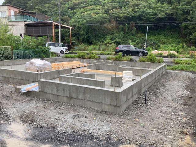 🏠静岡市駿河区丸子Ｍ様事務所　新築現場-３　基礎工事
