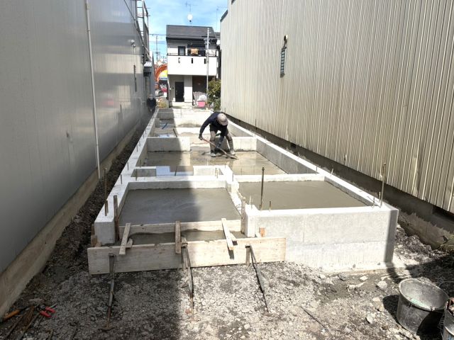 🏠静岡市葵区葵町Ｓ様邸　新築現場‐４　基礎工事
