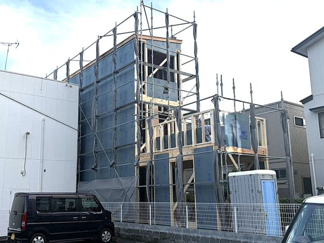 🏠静岡市葵区安西Ｋ様邸　新築現場‐５　上棟